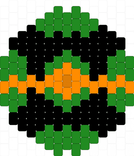Dusk Ball - green,orange,pokemon,pokeball,peyote