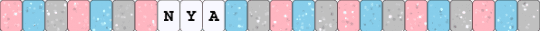 cutecore single 3 - pink,light blue,beige