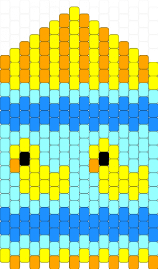 duck flap (optional front w flap) - light blue