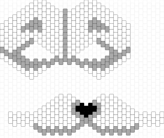 mask pattern! (not mine!!!!!!) - white