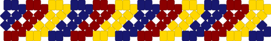 clown-ish x base (36) - purple, red, yellow
