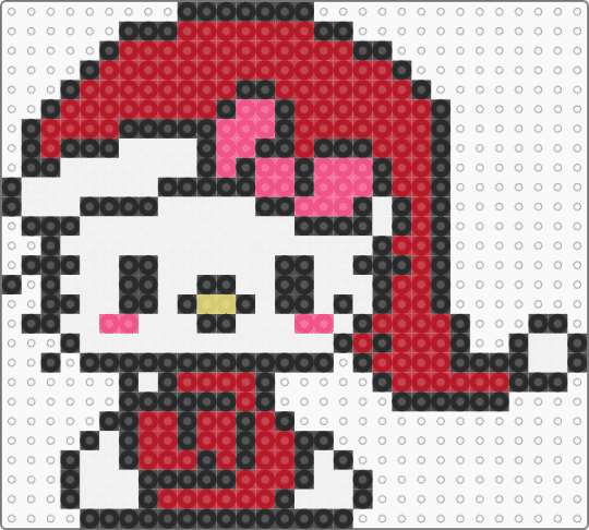 revised hello kitty holiday - red