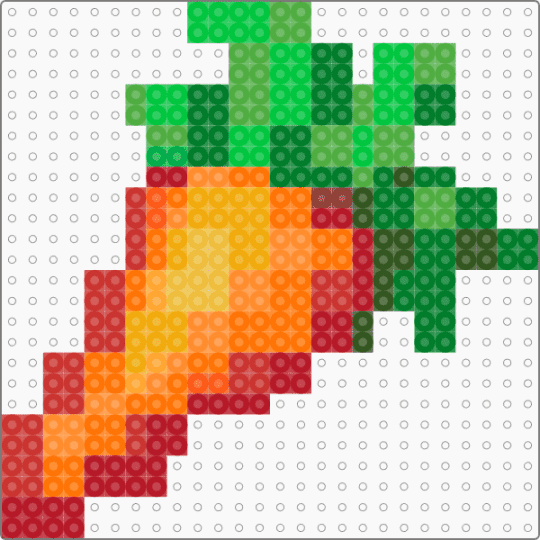 1 - green,red,orange