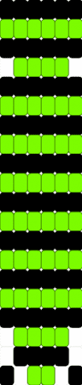 black and green tie - green,black