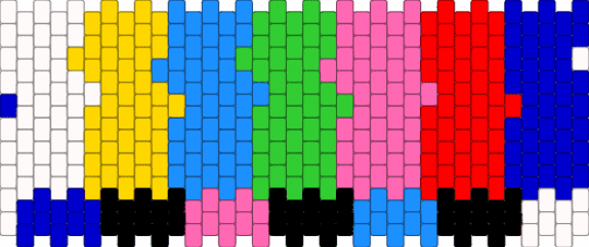 Tv color bars - purple,light blue,pink