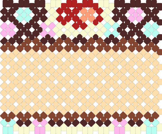 Cutecore pudding cuff - beige,brown,red,cutecore,pudding,pastel,cute