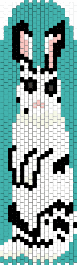 pops - teal, white