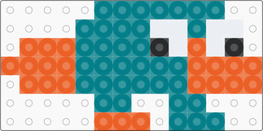 Perry the platypus - teal,orange