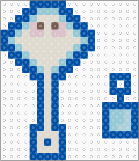 Key chain idea for sea lovers - blue,beige