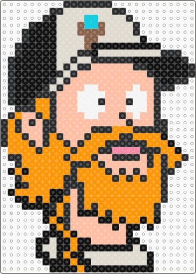 bt - boogie t,dj,kendama,music,edm,head,portrait,black,orange,beige