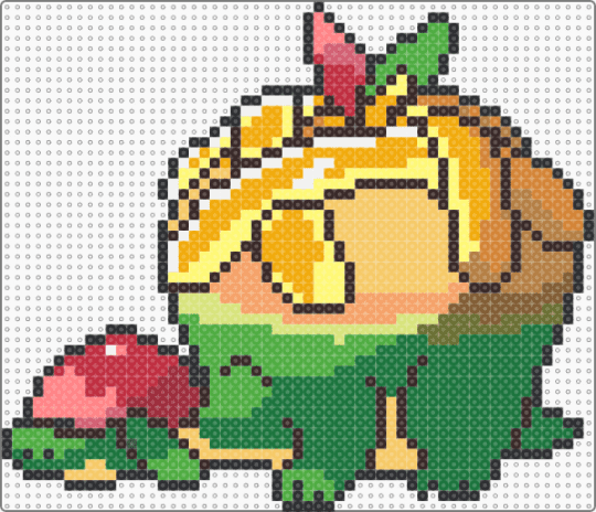 Appleton - brown,green,yellow,orange,pokemon,generation 8