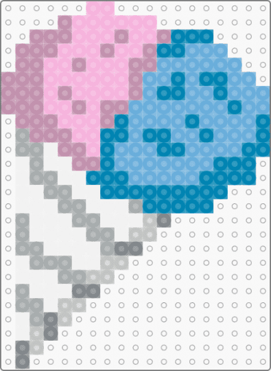 cotton candy - pink,light blue,cotdcottoncandy