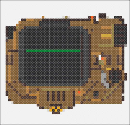 Pip Boy - white,brown,tan