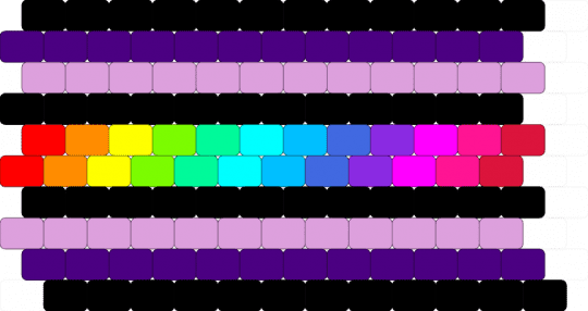 radqueer thing but it's accurate - black,purple,pink