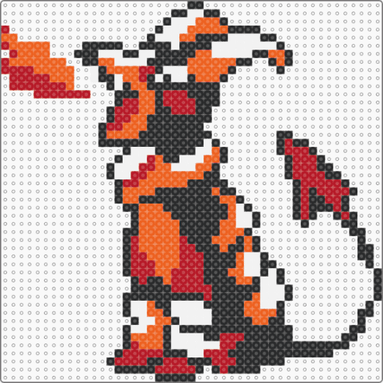 houndoom pokemon - orange,red
