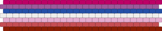 Bi-Lesbian (pink) 7 stripe flag - pink,red,pride,pride flag,bisexual,lesbian