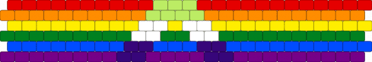 Queer Neopronouns Ally 6 stripe flag - green,blue,pink,colorful,pride,pride flag,ally,neopronouns,queer