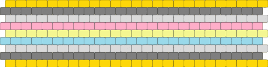 Inter-Demiflux 9 stripe flag - yellow,gray,pride,pride flag,intersex,demi,demiflux