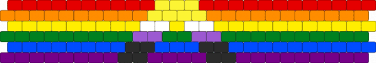 Queer Nonbinary Ally 6 stripe flag - yellow,blue,green,colorful,pride,pride flag,ally,queer,nonbinary