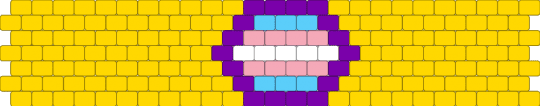 Trans Intersex 7 stripe flag - yellow,pride,pride flag,intersex,trans,transgender