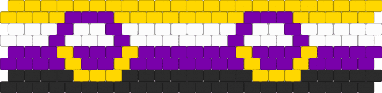 Internon (double-sided) 8 stripe flag - purple,yellow,pride,pride flag,intersex,nonbinary,internon