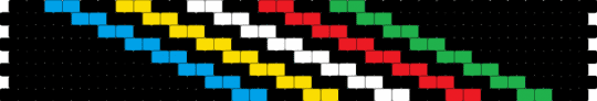 (EYESTRAIN) Ann Magill style 8 stripe disability pride flag - black,red,light blue,colorful,pride,pride flag,disability pride,disability,eyestrainwarning,eyestrain