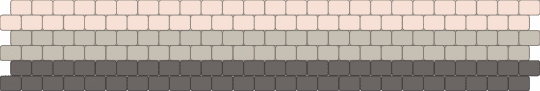 Chinchilla Poly 6 stripe flag - beige,gray,pride,pride flag,poly,chinchilla,chinchilla poly