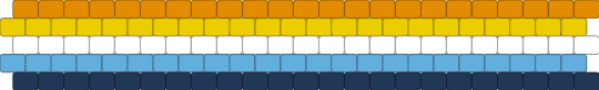 Aroace 5 stripe flag - orange,yellow,light blue,blue,pride,pride flag,aromantic,asexual,aroace