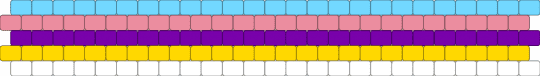 Intertransgender 5 stripe flag - pink,yellow,purple,light blue,pride,pride flag,intersex,intertransgender,trans