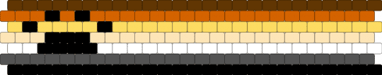 Bear 7 stripe flag - orange,beige,colorful,pride,pride flag,bear,bear brotherhood,gay,queer