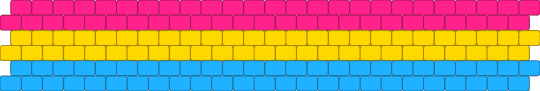 Pansexual 6 stripe flag - pink,yellow,light blue,pride,pride flag,pan,pansexual