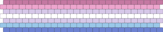 Bigender 7 stripe flag - pink,pride,pride flag,gender,bigender