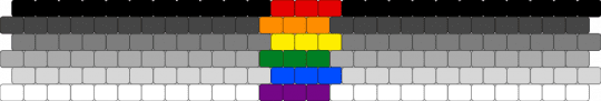 Heteroflexible 6 stripe flag - brown,gray,beige,pride,pride flags,hetero,heteroflexible