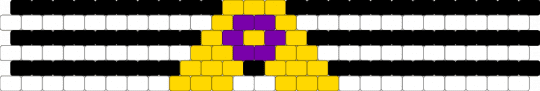 Straight Intersex Ally 6 stripe flag - white,yellow,pride,ally,intersex ally