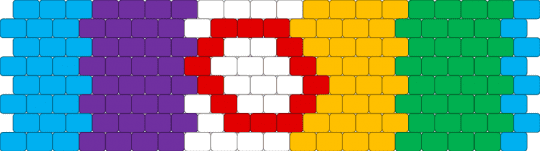 Public Object Objectum 8 stripe flag - light blue,purple,yellow,green,pride,pride flag,objectum,osor,os,or,public object