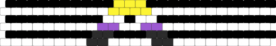 Straight Nonbinary Ally 6 stripe flag - white,yellow,purple,pride,pride flag,straight,ally,nonbinary