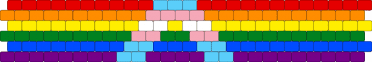 Queer Trans Ally 6 stripe flag - yellow,orange,green,colorful,pride,pride flag,ally,trans,trans ally,queer