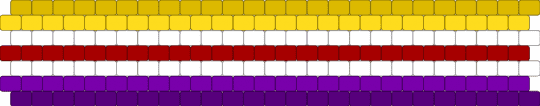 Internull 7 stripe flag - yellow,purple,pride,pride flag,intersex,gender,internull