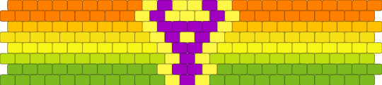 Hermaphrodite (Reclaimed) (2) 8 stripe flag - yellow,green,pride,pride flag,intersex,gender,hermaphrodite