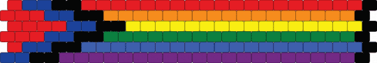 Social Justice Pride 6 stripe flag - red,blue,pride,rainbow,pride flag,social justice
