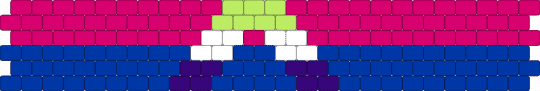 Cis Neopronouns Ally 6 stripe flag - pink,blue,pride,pride flag,ally,neopronouns,cis