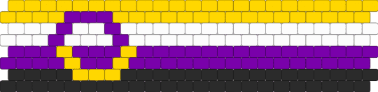 Internon 8 stripe flag - purple,yellow,pride,pride flag,intersex,nonbinary,internon