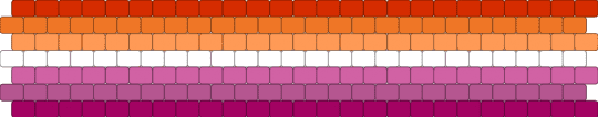 Sunset Lesbian/WLW 7 stripe flag - orange,pink,pride,pride flag,lesbian
