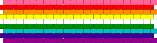 Rainbow Umbrella (Estêvão Romane style) 9 stripe flag - pink,pride,pride flag,rainbow