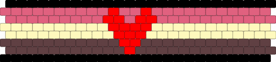 Fat 8 stripe flag - red,pride,pride flag,kink,kink flag,fat