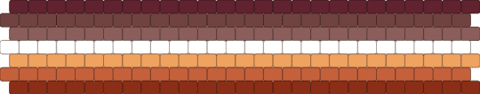 Stud 7 stripe flag - brown,red,pride,pride flag,black,black transgender,stud