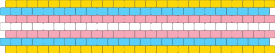 Intertransgender (2) 7 stripe flag - light blue,pink,yellow,pride,pride flag,intersex,intertransgender,trans