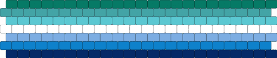 Bluegay/MLM 7 stripe flag - blue,light blue,teal,pride,pride flag,gay