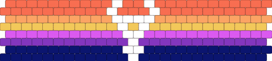 Amalgagender (3) 8 stripe flag - orange,purple,pride,pride flag,intersex,amalgagender,gender
