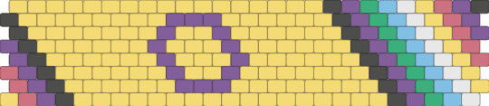 Crip Intersex 8 stripe flag - yellow,pride,pride flag,disability,neurodivergent,disability flag,intersex,crip